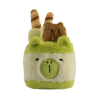Peluche dessert Mimi Bara 15 cm mini gâteau au Matcha Happy Baking Series