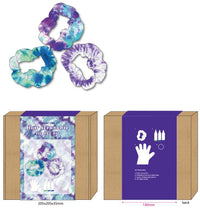 Kit de teinture tie-dye 3 accessoires pour cheveux violet DIY Series