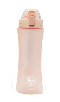 Bouteille Tritan couvercle rabattable sangle 660 ml rose Flip Top Series