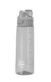 Bouteille Tritan couvercle à ressort et poignée 730 ml grise Spring Series