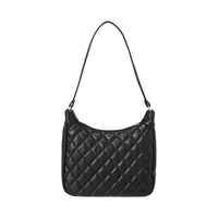 Sac à bandoulière matelassé noir Diamond Series