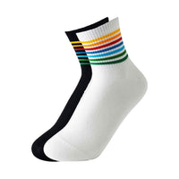 Chaussettes rayées X2 arc-en-ciel Striped Series