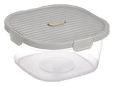 Contenant alimentaire rayé 700 ml gris Striped Food Series
