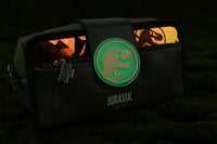 Trousse papeterie brillante dans le noir Jurassic World