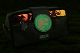 Trousse papeterie brillante dans le noir Jurassic World