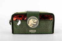 Trousse papeterie brillante dans le noir Jurassic World