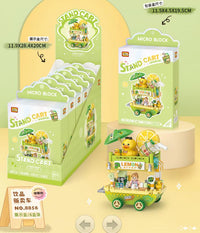 Blocs de construction chariot de vente de boissons Vending Cart Series