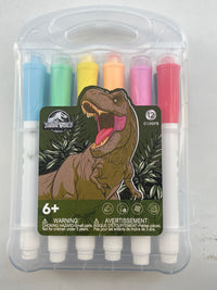 Feutres avc tampons x12 Jurassic World