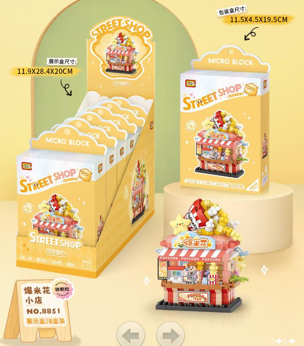 Blocs de construction magasin de pop-corn Streetscape Collection