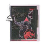 Carnet avc badge métal 80 pages Jurassic World