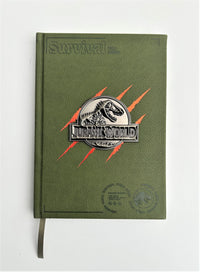 Carnet avec badge métal 96 pages Jurassic World