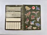 Carnet avec autocollants 100 pages Jurassic World