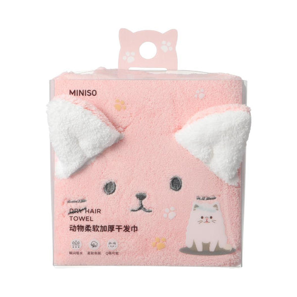 Serviette cheveux Chat Animal Series