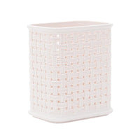 Porte-stylo empilable en bambou tissé beige Bamboo Series