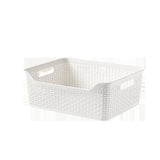 Panier de rangement tissé en bambou beige Bamboo Series