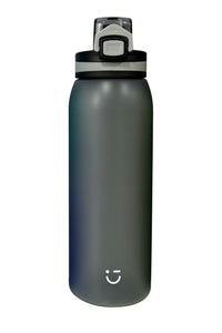 Bouteille portable plastique avec poignée 900 ml noire Vibrant Sports Series