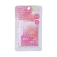 Feuilles absorbantes parfumées à la rose 100 unités Blotting Sheets Series