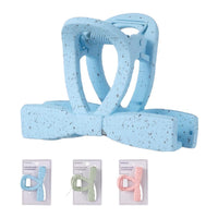 Pince à griffes nœud vert rose ou bleue Basic Series