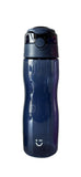 Bouteille plastique portable avec poignée 750 ml bleue Bounce Series