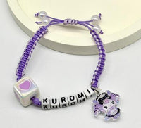 Bracelet Kuromi petits cubes Sanrio