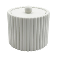 Petite boîte de rangement à couvercle blc Column Pattern Series