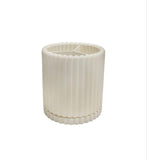Porte-stylo rotatif blanc Column Pattern Series