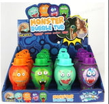 Bouteille à bulles 4 modèles assortis Monstres Bubble Series