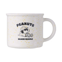 Tasse en céramique émaillée 320ml jaune Snoopy Beach Fun Collection