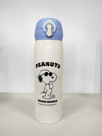 Bouteille isotherme Flip top 450ml bleue Snoopy Beach Fun Collection