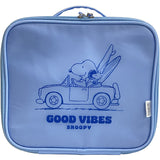 Lunch bag forme boîte bleu Snoopy Beach Fun Collection