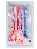 Set de 5 surligneurs paillettes Disney Sakura Season