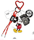 Pendentif lumineux LED appareil photo rouge Disney Silver Retro Mickey Series