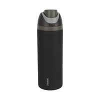 Bouteille isotherme noire bouchon à paille rabattable 720ml acier inoxydable Dopamine Series