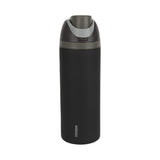 Bouteille isotherme noire bouchon à paille rabattable 720ml acier inoxydable Dopamine Series