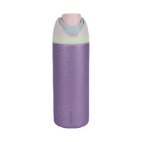 Bouteille isotherme acier inoxydable bouchon à paille rabattable violette 720 ml Dopamine Series