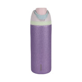 Bouteille isotherme acier inoxydable bouchon à paille rabattable violette 720 ml Dopamine Series