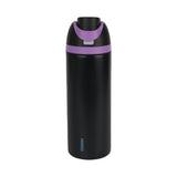Bouteille isotherme noire 720 ml paille et bouchon rabattable Y2K Heart Series