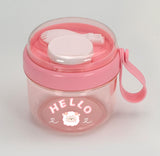 Saladier avec anse 650 ml rose Cartoon Series