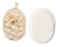 Éponge de douche double face avec loofah Harmony Series