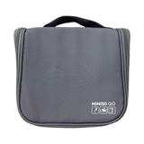 Trousse de toilette suspendue grise foncée Miniso Go Series