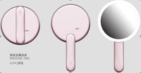 Miroir lumineux rotatif rose Metallix Series