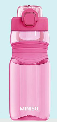Bouteille Tritan avec couvercle à ressort et poignée 750 ml rose Outdoor Series