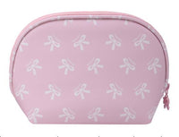 Trousse cosmétique forme de coquillage rose Bowknot Series