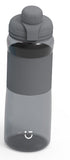 Bouteille en plastique grise avec poignée sport 600 ml Light Enjoy Series