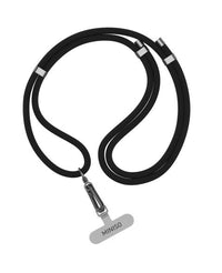 Lanière de téléphone longue et réglable noire Basic Series