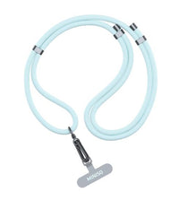 Lanière de téléphone longue et réglable bleue Basic Series