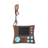 Mini console de jeu rétro carrée marron GC52 Retro Series