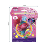Peinture à gratter Trolls Collection