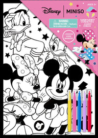 Coloriage velour Disney Mickey Collection