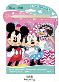 Peinture à gratter Disney Mickey Collection